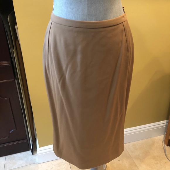 Dolce & Gabbana Tan Skirt Suit sz 46 NWOT